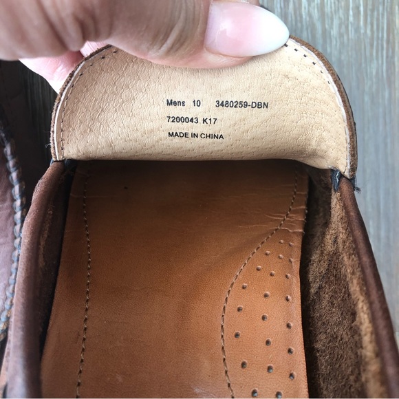 Frye Men’s Leather Lewis Venetian Loafers in Cognac